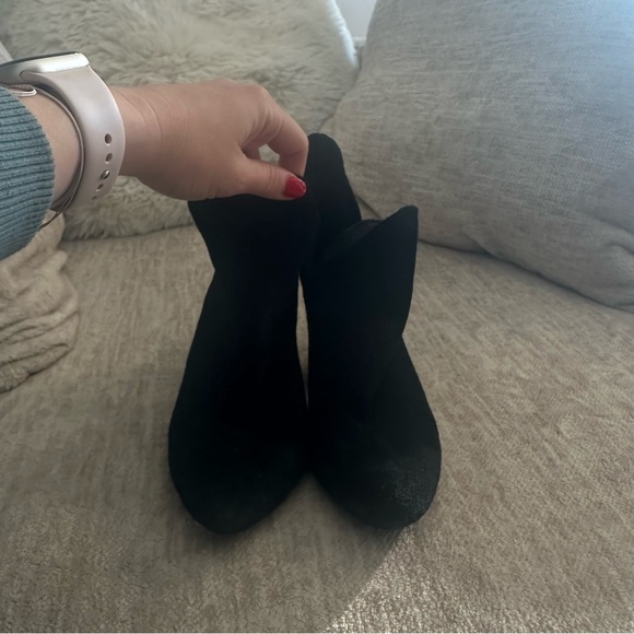 Steve Madden Women Rookie Bootie Black Suede Pull On Size 6 - Picture 7 of 11